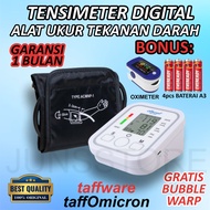 PROMO!! Tensi Darah Alat Pengukur Tekanan Darah AKURAT TaffOmicron Electronic Sphygmomanometer - BW-