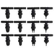 16/20/25mm To 4/7mm Tee Barb Connector Plastic Hose Reducer Tee Hose Splitter Drip Irrigation System