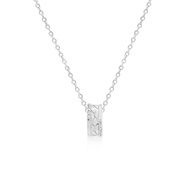 Jewellista สร้อยคอพร้อมจี้ Bambie เงินแท้ ประดับพลอย CZ