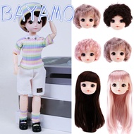 BAYAMO Gold Brown Hair, 7 Styles Europe Ancient Doll 1/6BJD Doll Head,  32cm Male Doll DIY Doll Head