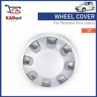 CAR TYRE WHEEL COVER FOR PROTON SAGA 2 (14") / PERODUA VIVA WHEEL COVER (12") - 4pcs