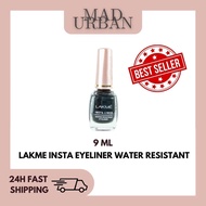 [NEW BATCH] LAKME Eyeliner Water Resistant/Proof Liquid Eyeliner BLACK 9ML MAD URAN COSMETICS KAN MA