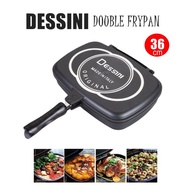 Dessini Grill Pan. Magic Pan Dessini Italy Grill Fast Cooking Kuali Pemanggang Double Side