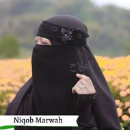 Veil niqob Marwah veil bandana wolfis veil flower veil beautiful veil sequin motif veil