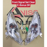 SYM E-BONUS SR BONUS110 SR FRONT SIGNAL SET SIGNAL DEPAN SET CLEAR / TINTED SMOKE