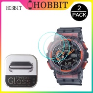 กระจกนิรภัยสำหรับ Casio G-SHOCK GA-110LS GA-110JOPนาฬิกาอัจฉริยะ HD 2.5D 9H กันรอยขีดข่วนป้องกันหน้าจอกระจกติดตั้งง่ายจำนวน2ชิ้น