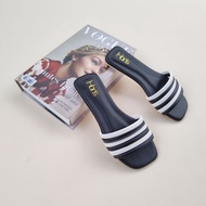 Women's two-tone flat sandals HNS04