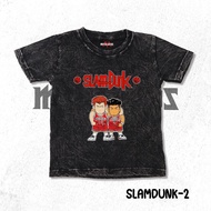 Slam Dunk Kids T-shirt Washed Unisex Basketball T-shirt 1-6