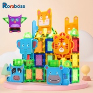 Romboss 88pcs Animal Card Blocks Colorful Window Magnetic Animal World Magnetic Block DIY Magnetic B