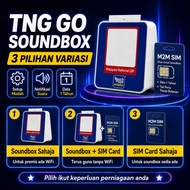 TNG Soundbox GO Merchant | Payments to Your Chosen Bank | Voice Alert + Amount Display | WiFi / 12-M