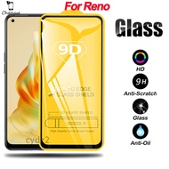 9D HD Full Tempered Glass Film For OPPO Reno 11F 8T 8Z 8 7 6 5 4 Pro 7Z 6Z 3 2 2Z 2F Reno8 Reno7 Reno6 Reno5 4G 5G 2023