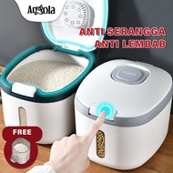 Angola rice dispenser 5kg anti Lice rice bucket dispenser Aesthetic Automation rice dispenser