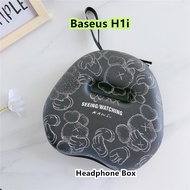 【Fast Shipment】For Baseus H1i Headphone Case Cartoon Simple Headset Storage Bag EVA Earpads Casing B
