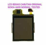 USED LCD REMOVED ORIGINAL NOKIA 6600 NORMAL TESTED