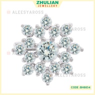 [BH5051] Brooch Zhulian RINGKAS Rhodium Plated Pin Tudung Zhulian Pin Zhulian original Brooch Zhulia