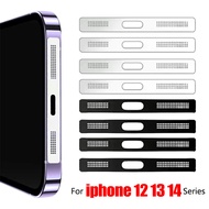 ตาข่ายกันฝุ่นโทรศัพท์ขายดีสติกเกอร์กันฝุ่นหูฟังลำโพงสำหรับ Apple IPhone 12 13 14 Plus Pro Max ลำโพงโทรศัพท์ Dusproof