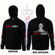 Real Rider Jumper Hoodie / REAL RIDERS Hoodie Jumper / Supermoto, Motocross, Rider Hoodie Jumper