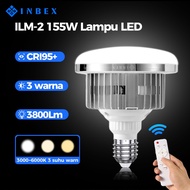 Inbex 3 Color Lights + Remote Control Softbox Studio Led E27 Live/Video Photography