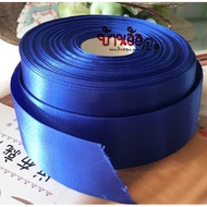 Ribbon Satin Plain Color Width 1.5 Inches (Half Inches) x Length 1 Yard (Cut To 90cm)