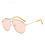 Alloy Square Polygon Sunglasses For Men Pilot Aviation Sun Glasses Women Retro