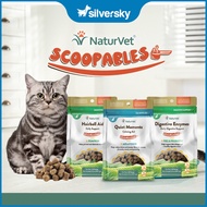 NaturVet Cats Scoopables Solution Supplement 5.5oz (157.5g) | 3 Recipe - Hairball / Calm / Digestive
