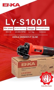 MESIN GERINDA ENKA GRINDA TANGAN ANGLE GRINDER 4" ENKA LY-S1001 LY-S1004 LY-100-03