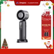 Amgras MetaHeld Fan Max portable handheld fan cooling ultra-high speed turbo fan 100-speed adjustmen