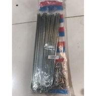 Bicycle spokes 24 length 240mm maya silver iron