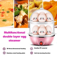 Multi Electric Egg Boiler Steamer Breakfast Maker 2 Layers food steamer siomai Steamer electric