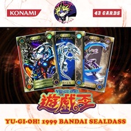 YU-GI-OH [ Yugioh Cards ] Yu-Gi-Oh Cards 1999 Bandai Sealdass 43 leaves.
