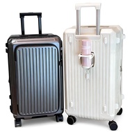 TD Front Open Luggage 5-wheel Large Capacity Suitcase Antibacterial Material Luggage 32/40 Inch