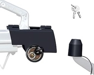 Homvvi Trailer Lock with Round Lock - Anti-Theft Box Lock Trailer Lock, Drawbar Lock for On & Uncoup