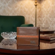 Rare Nation Line Leather Wallet Brown Bifold Men Premium Limited Edition