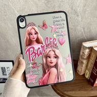 Casing Hard Frosted Matte Barbie Pattern Case Compatible with Apple IPad Mini 2 3 4 5 6 7 8 9 10 Air2 Air3 Air4 Air5 10.9" IPad10.2" Pro11 2020 2021 2022 Cover