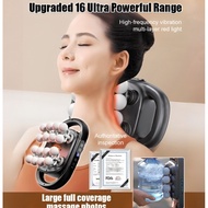 [Relive Stress/Reduce Pain/Muscle Relaxation] 16-Head Fascia Massager For Powerful And Wide-Range Fu