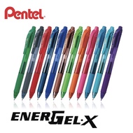 Pentel Energel-X Retractable Gel Roller Pen - 0.5mm/0.7mm/1.0mm (1 Pc)Cassandra@