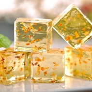 Osmanthus Jelly Cake Guangxi Specialty Crystal Cake Rose Flavor Passion Fruit Flavor Transparent and Delicious Osmanthus Jelly Cake Guangxi Specialty Crystal Rose Flavor Passion Fruit Transparent Pastry Delicious
