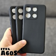 Casing SOFTCASE PRO CAMERA BLACK MATTE For iTEL A60s / ITEL A60