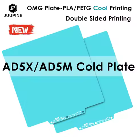 OMG Cold Plate for Flashforge Ad5x Build Plate PLA PETG Cool Printing Nearly Smooth Surface Adventur