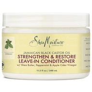 SHEA MOISTURE Strengthen & Restore Leave-In Conditioner | Jamaican Black Castor Oil | Cantu