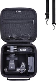 LTGEM Case Compatible with PIXPRO AZ405/AZ425/AZ255/AZ401/AZ528 Digital Camera and 24mm Lens，Black(C