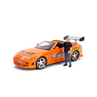 Jada 1:24 Fast And Furious 1995 Mazda RX-7 1995 Toyota 1970 Dodge Charger Rt Diecast โลหะผสมรุ่นรถแล