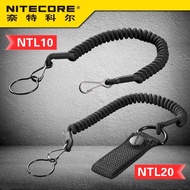 Nitecore ไฟฉาย NTL20ใน NTL10,ไฟฉายสายคล้องทางยุทธวิธีสแตนเลส Phed Ring เชือกนิรภัยสำหรับหลอดไฟขนาดเส้นผ่านศูนย์กลาง25.4มม.