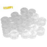 25 Clear Plastic Sewing Machine Bobbins Fits Singer Brother Janome Toyota