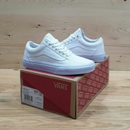 Sepatu Vans Oldskol Putih Polos Pria/wanita Bnib
