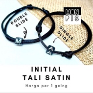 Initial name bracelet | Letter bracelet | Custom bracelet | AZ Letter Bracelet | Bracelet TALI satin