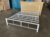 Metal Queen Bed Katil Queen Besi Add On Foam Mattress