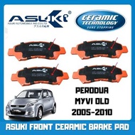 ASUKI Front Ceramic Brake Pad Perodua Myvi Old Daihatsu Sirion Toyota Passo Spare Part CF-0045/CF-0054