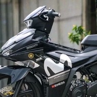Exciter 155 Movistar Removable Sticker Black Car Sticker