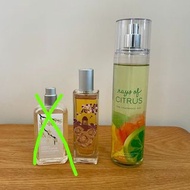 Body Shop Bath & Body Works 香水 Japanese Blossom 櫻花味 English Dawn White Gardenia Rays of Citrus